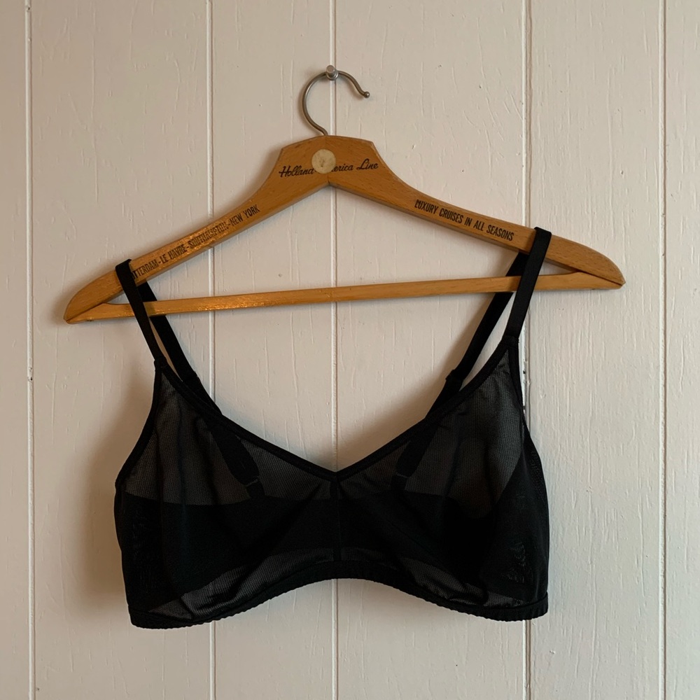 Negative Underwear Sieve Mesh Bra